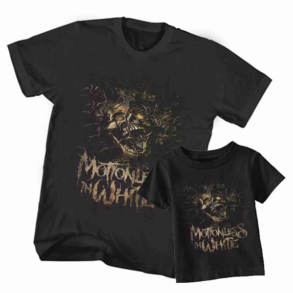 Kaos Motionless In White Band Metal Tshirt Couple Dewasa & Anak 1 S/D 12 Tahun