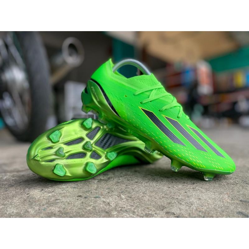 Sepatu Bola Adidas Speedportal Green Black .