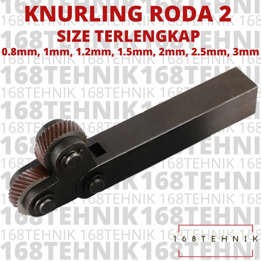 KNURLING KARTEL 2 RODA 3mm / KNURLING TOOL 2 RODA 3 mm / KNURLING RODA 2 3mm