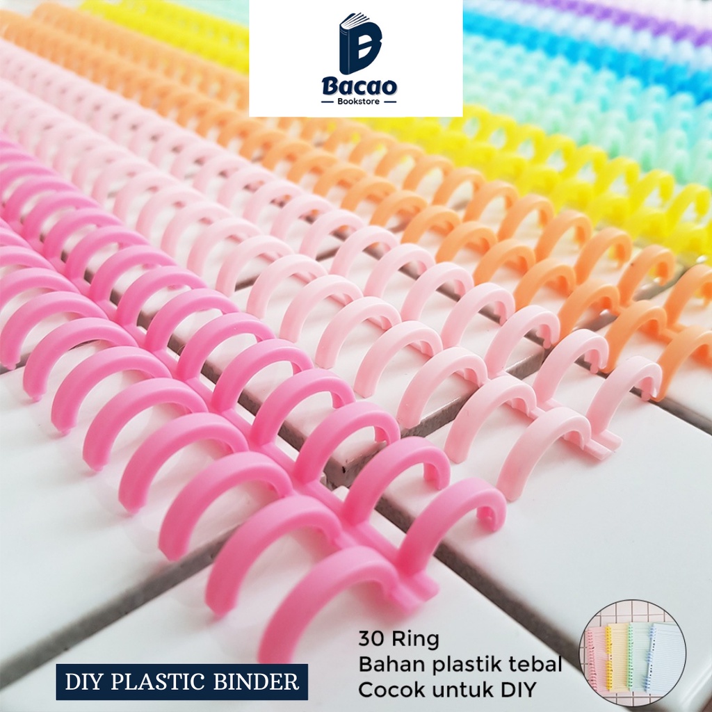 

DIY Plastic Binder DIY Spiral Binder Strip Loose Leaf Binding Strip