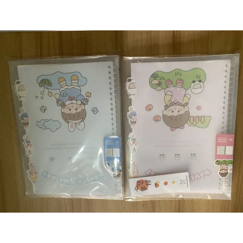 

Binder B5 cute plus pembatas halaman isi 55 kertas II Buku catatan II Notebook II
