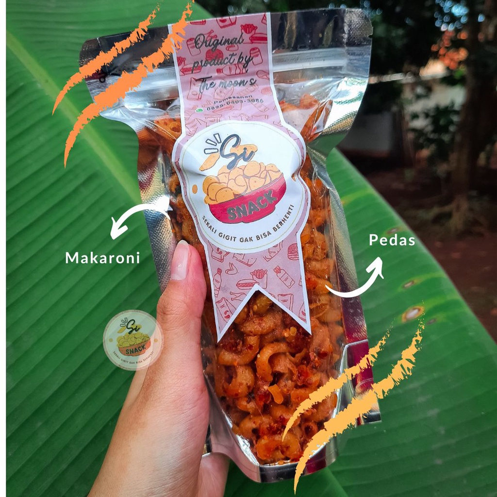 

MAKARONI PEDAS 150 GRAM EXTRA CHILI OIL ASLI MAKRONI BANTET BANTAT GURIH KRIUK PEDES