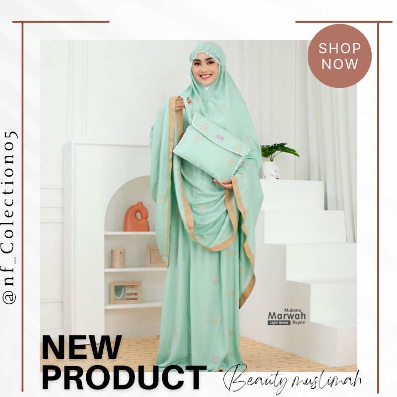 TERMURAH  mukena marwah arrafi || mukena marwah potongan arrafi || mukena bordir rayon adem terlaris