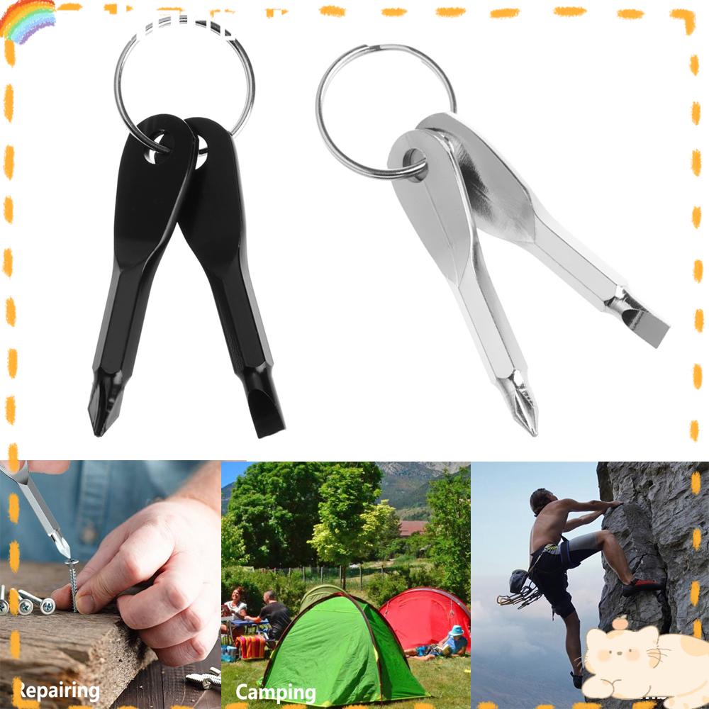 Obeng SOLIGHTER Multifungsi Gantungan Kunci Mini Camp Hike Outdoor Gadget