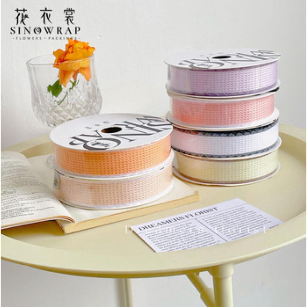 

Better Life - Ribbon Premium 2.5cm Line Color Pita Kado Hiasan Polos Hampers EMYCI