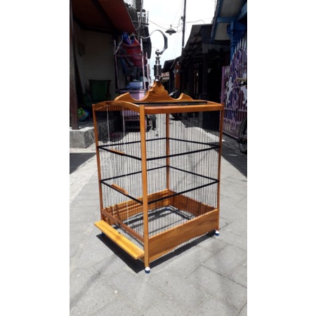 Sangkar Replika Adipati Ambrukan Full Jati