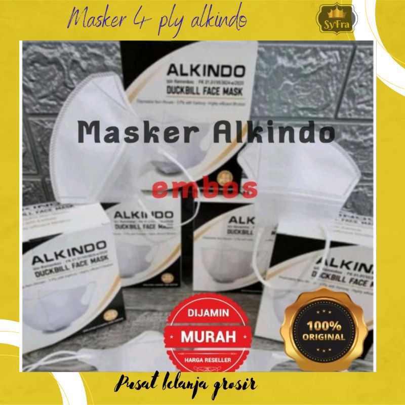 Masker Duckbill 3ply 50pcs facemask duckbill PUTIH hitam wemask protective 3ply (50pc) masker duck bill mouson alkindo