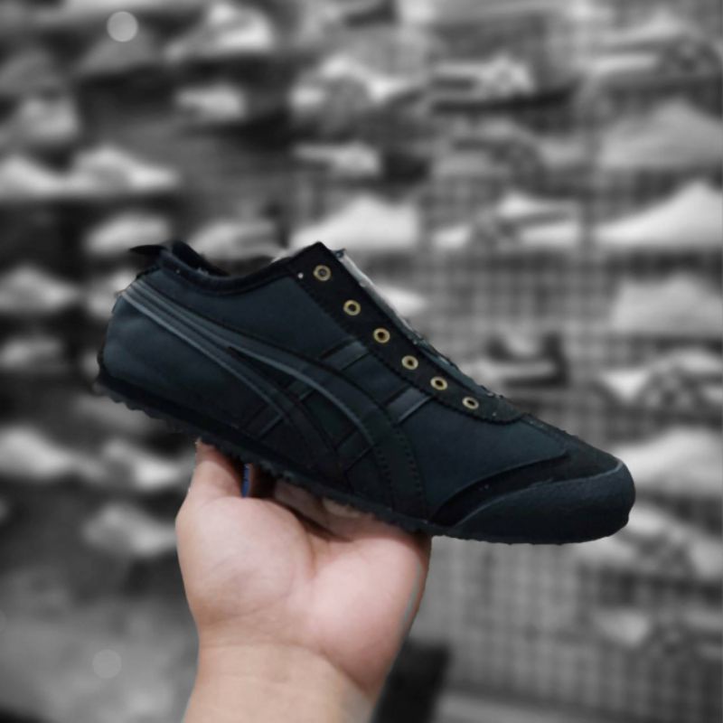 Sepatu Sneakers Wanita Pria Slip On Slop Tanpa Tali Kanvas Termurah