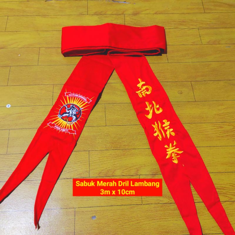 sabuk ikspi merah dril ikspi sabuk beladiri ikspi sabuk merah pasangan
