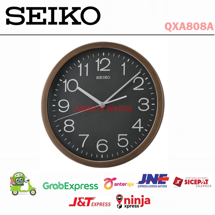 JAM DINDING SEIKO NEW QXA808A QXA808B QUIET SWEEP 31 CM