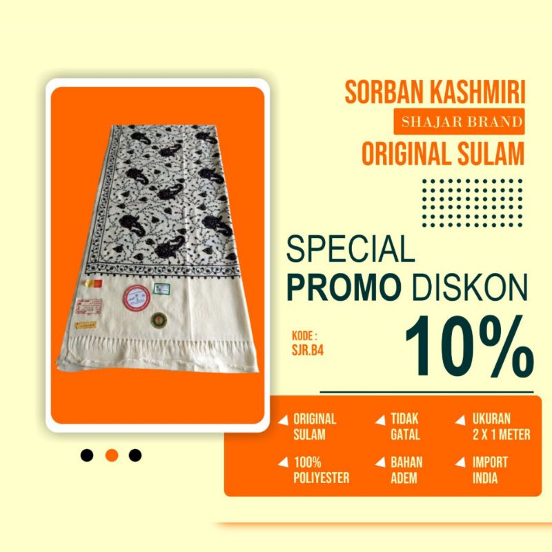 Sorban Kashmiri Original Sulam - Rida kashmiri sulam