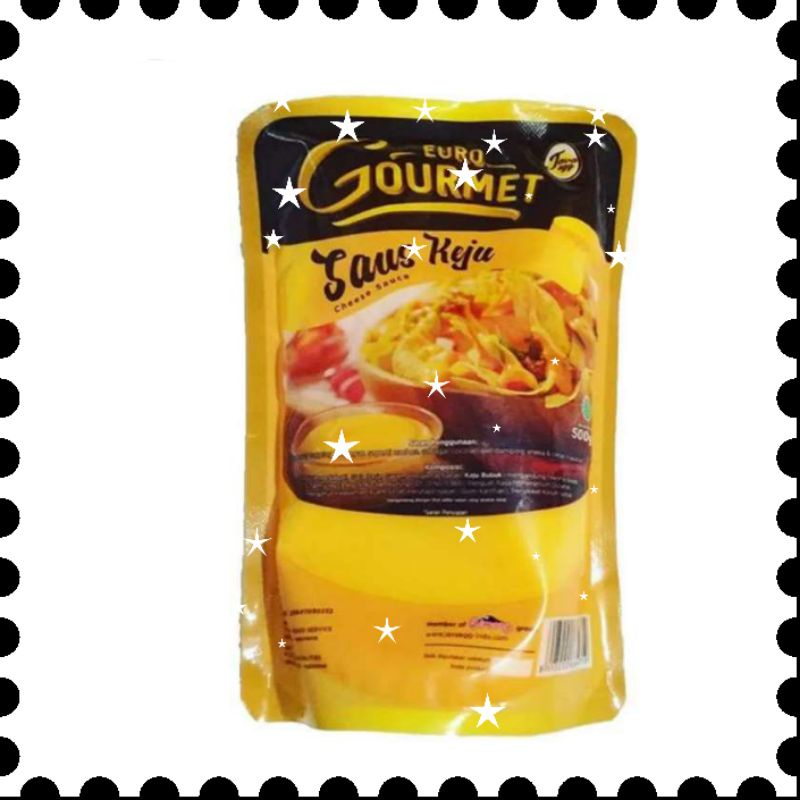 

Euro gourmet saus keju 500gr, kirim dgn ojol