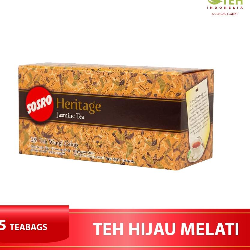 

《packingaman》 Teh Celup Sosro Jasmine Heritage 25 Bags - Tea Bag