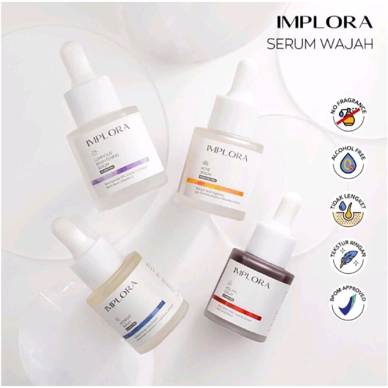 IMPLORA SERUM WAJAH BRIGHTENING ACNE / IMPLORA CMFACE SERUM