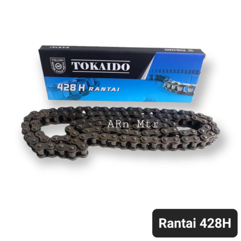 Gir Rantai 428H-104 Rantai 428-106 Rantai 428H-112 Rantai 428SB-128 Tokaido