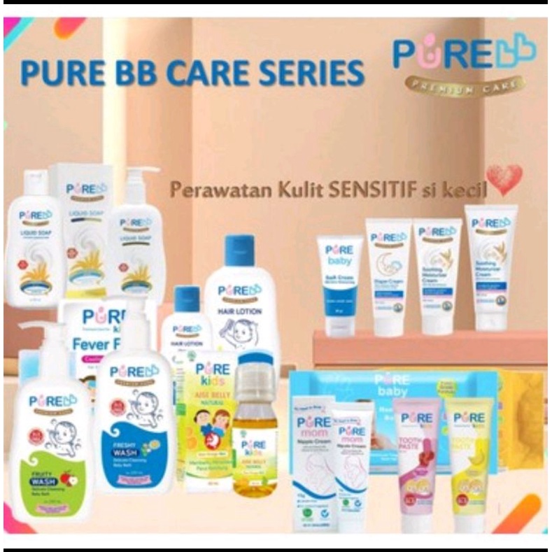 Pure BB Baby Liquid Soap for Sensitive Skin 80mL Travel Size l 230mL l Laundry l Cleanser 700mL l Sunblock Kids l Nipple Cream l Soothing 200g l Warming Oil 60mL l Kids Toothpaste l Full Size Sabun Kulit Sensitif