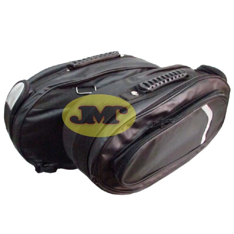 Cover Tas Motor Oval l Tas Samping Variasi Aksesoris Tambahan Tas Touring l Side Bag Motor l Side Bo