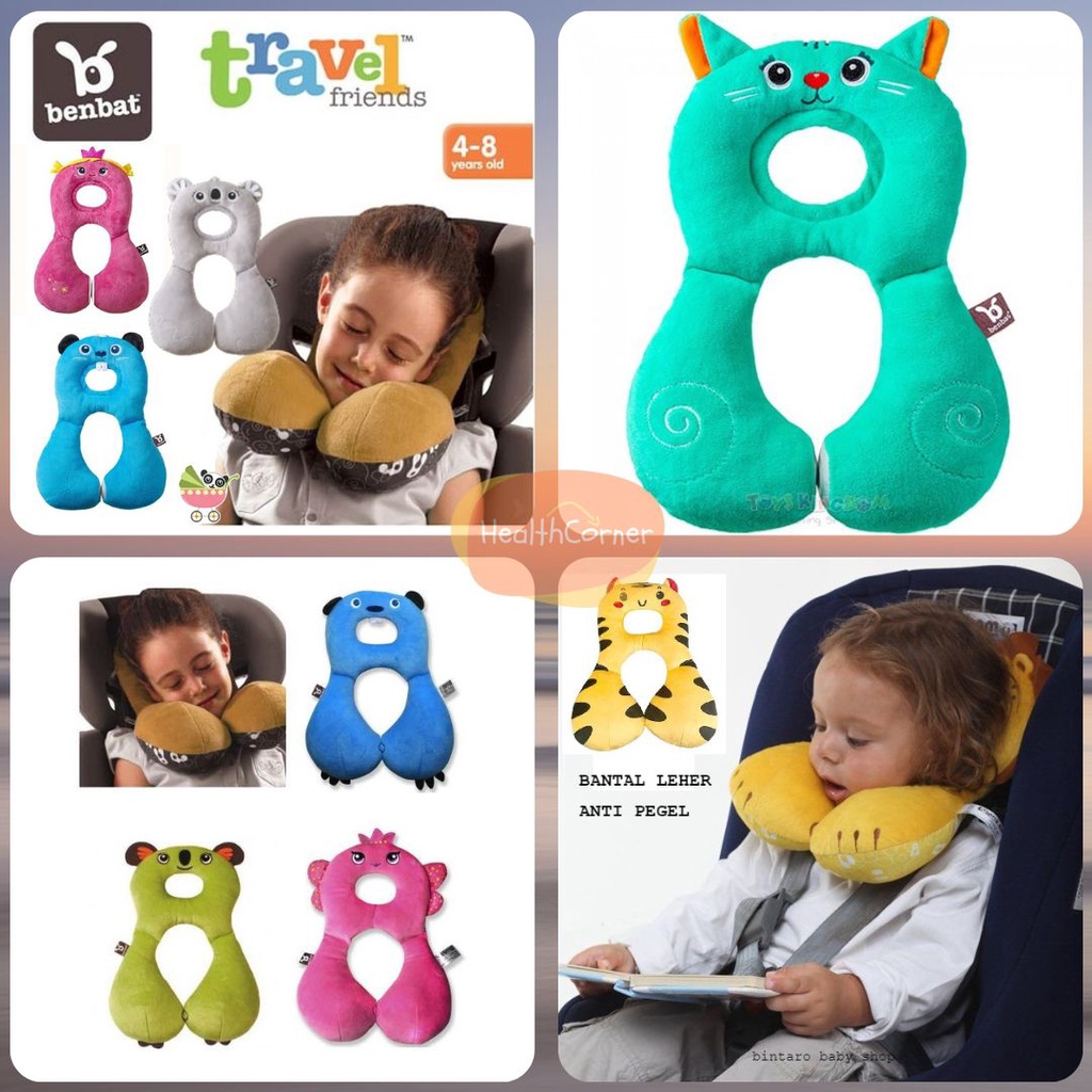 Benbat Total Headrest - TRAVEL FRIENDS TOTAL SUPPORT HEAD REST Bantal Leher Bayi