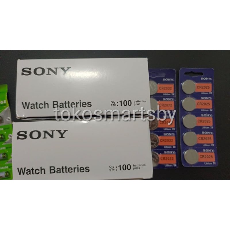 Baterai Kancing SONY CR 2032 / CR 2025 Lithium 3 V Button Cell