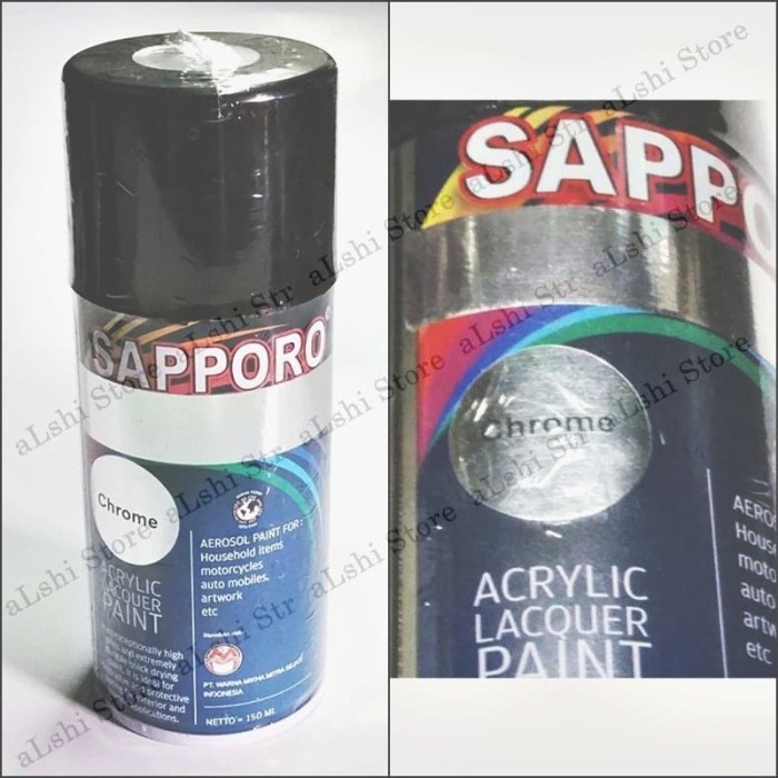><><><] Sapporo Cat Semprot Spray Paint Special Chrome 150 Pylox/Pilox