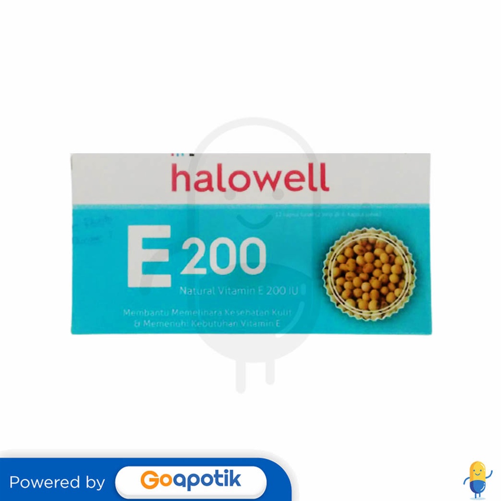 HALOWELL E 200 IU BOX 12 KAPS