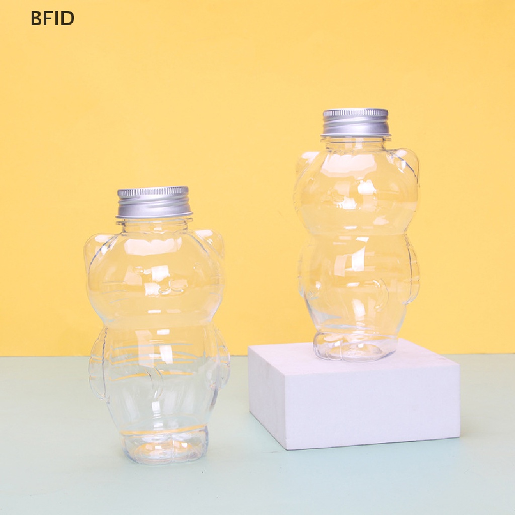 [BFID] Botol Jus Homemade Desain Kucing Botol Minuman Botol Jus Minuman Jus Transparan Botol Teh Susu Minuman Dingin Milk Tea Juice Sealed Cap Bottle [ID]