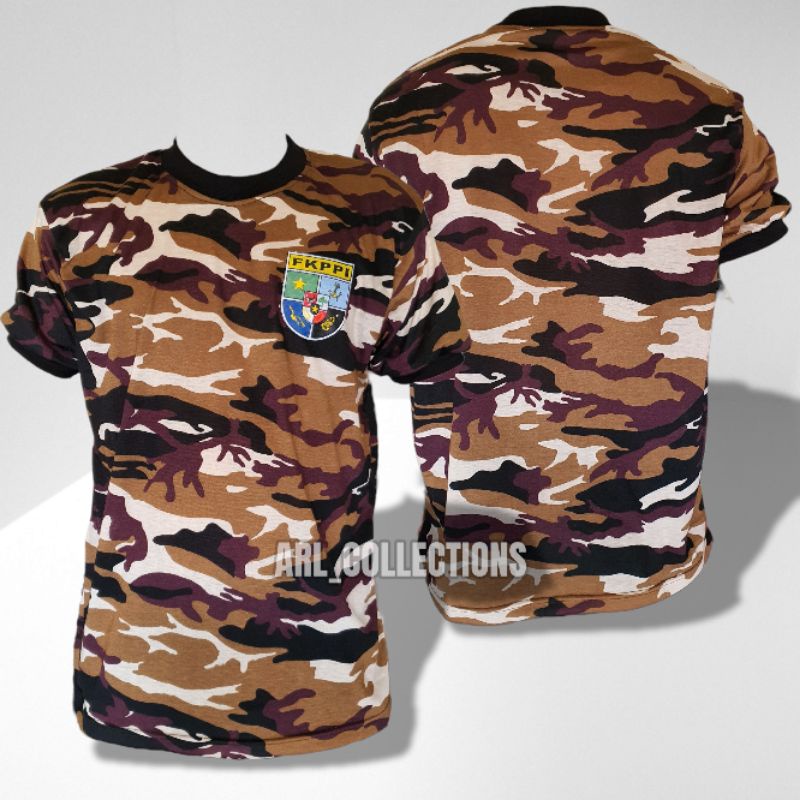 kaos pendek loreng fkppi - kaos loreng fkppi lengan pendek - kaos t-shirt pendek loreng fkppi pria w