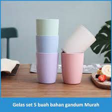 Gelas Wheat Straw Kopi Mug Cangkir | Gelas Gandum Kokoh | BPA Free