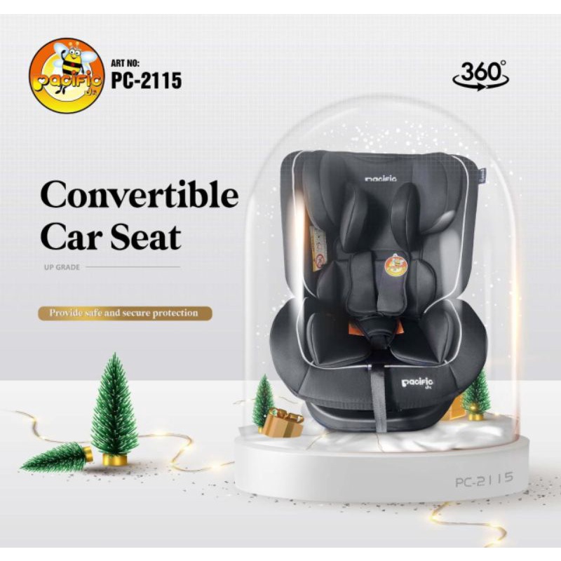 Pacific car seat rotate 360 grup 0+1+2+3 PC-2115 sampe 36 kg tempat duduk mobil anak