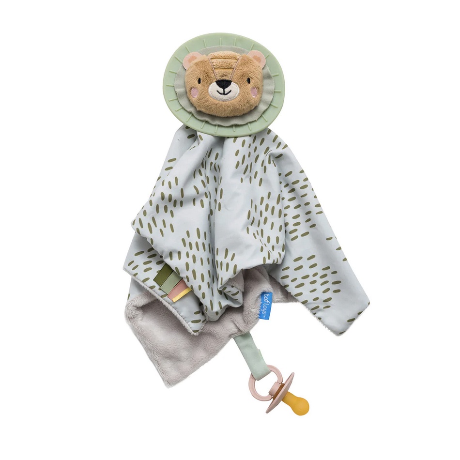 Taf Toys Harry The Lion Blankie - Selimut Rattle Anak Bayi Soft Baby Security Soothing Kain Blanket Blanket