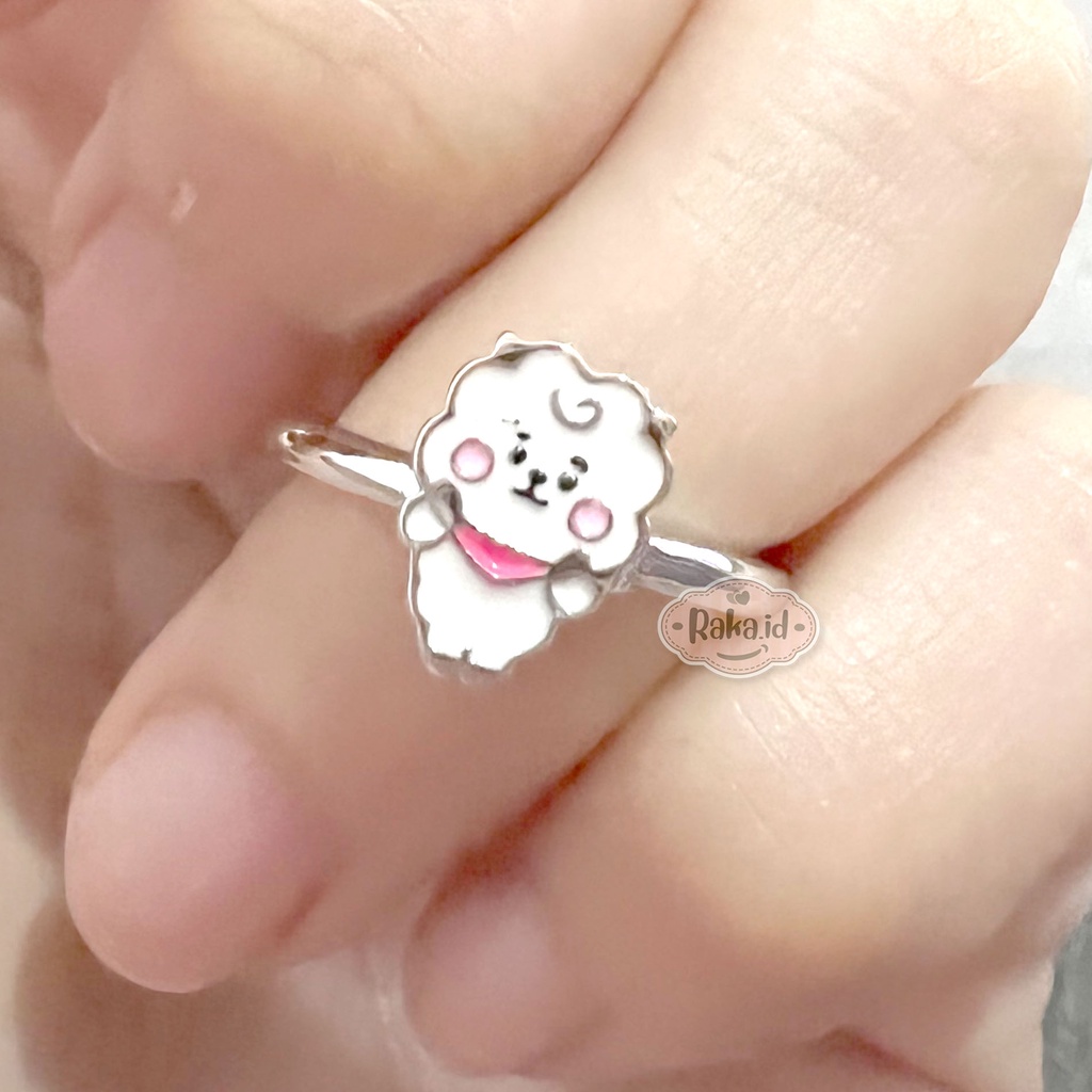 Cincin Anak Motif RJ BT21 BTS Perhiasan Cantik Anak 1125