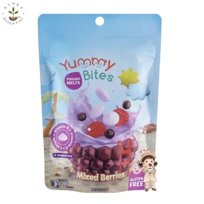 Yummy Bites Yogurt Melts Mixed Berries 20gr