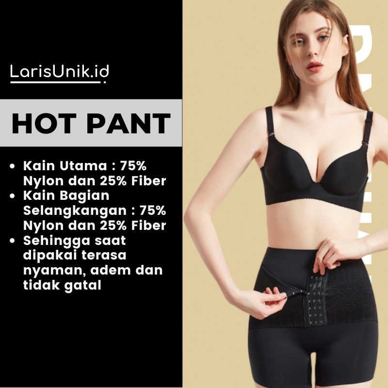 Celana Pelangsing Jumbo Kancing Pendek Seamless Korset Pengecil Perut Buncit Wanita Slim Slimming Sliming Pants Fit Body Shape Shaper Shaper Korslet Kroset Corset Pelangsing Pengecil Perut Wanita Jumbo Original Pakaian Pakayan Pakean Dalam Wanita Kancing