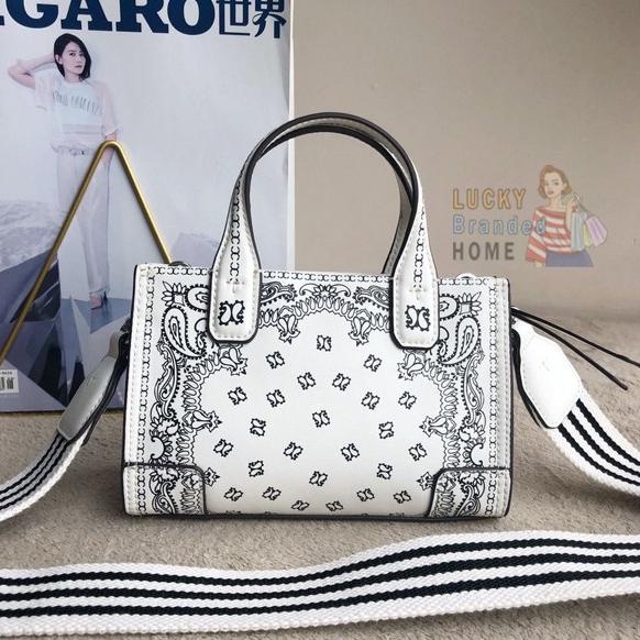 TORY BURCH Ella Printed Floral Leather Micro Tote ORIGINAL Tory Burch