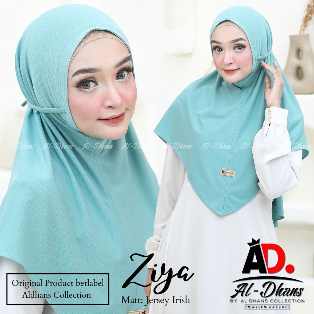 Hijab Instan Mini Pad Ziya Bahan Jersey Irish By Al-Dhans