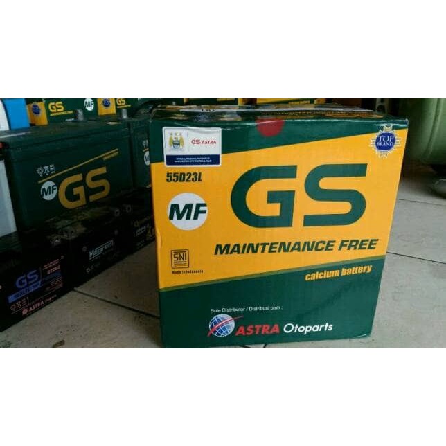 Aki mobil Kijang Innova Matic Bensin GS astra MF 55D23L aki kering