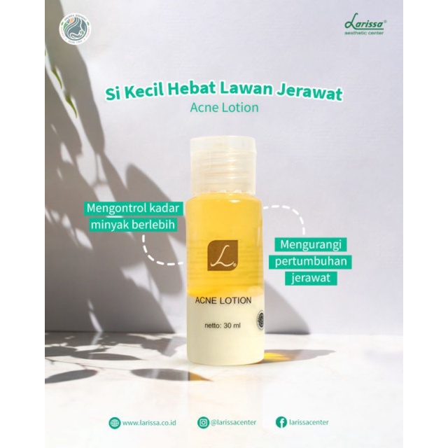 larissa acne lotion / lotion jerawat Larissa (obat jerawat Larissa)