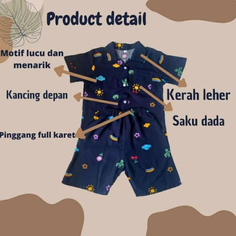 oneset anak rayon unisex,stelan premium ECER & GROSIR