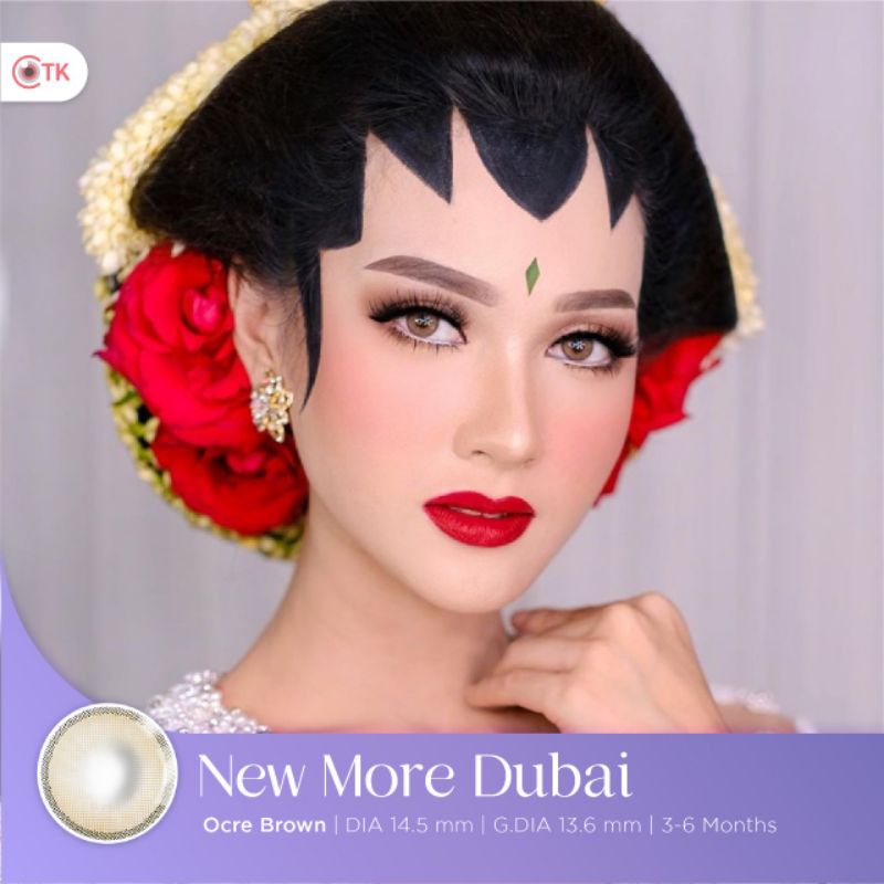 Softlens NEW MORE DUBAI 14.5 MM by CTK / Softlen Soflen Softlense Warna Normal