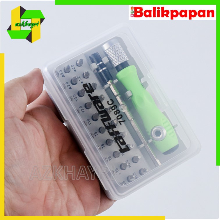 Taffware Obeng 30in1 Magnetic Screwdrivers Tool Service HP Komputer