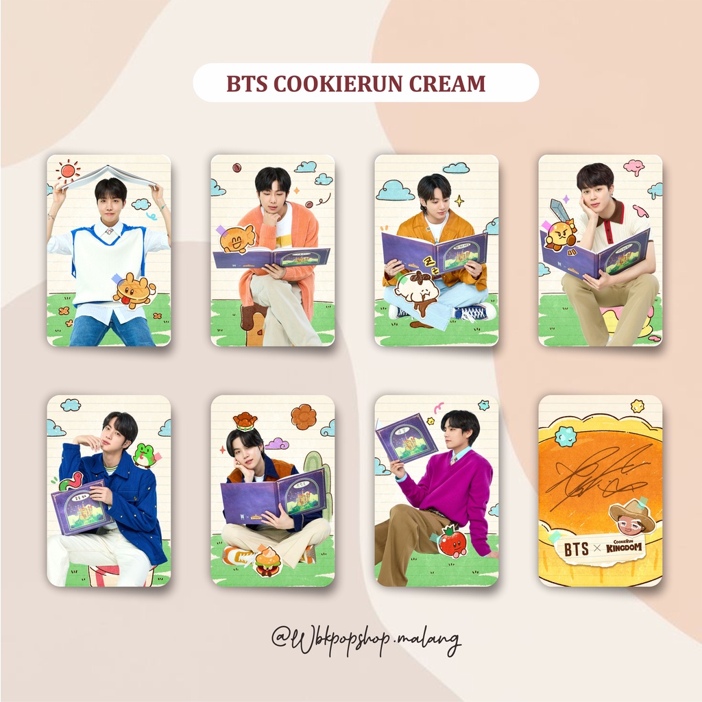 BTS Photocard PREMIUM Cookie Run