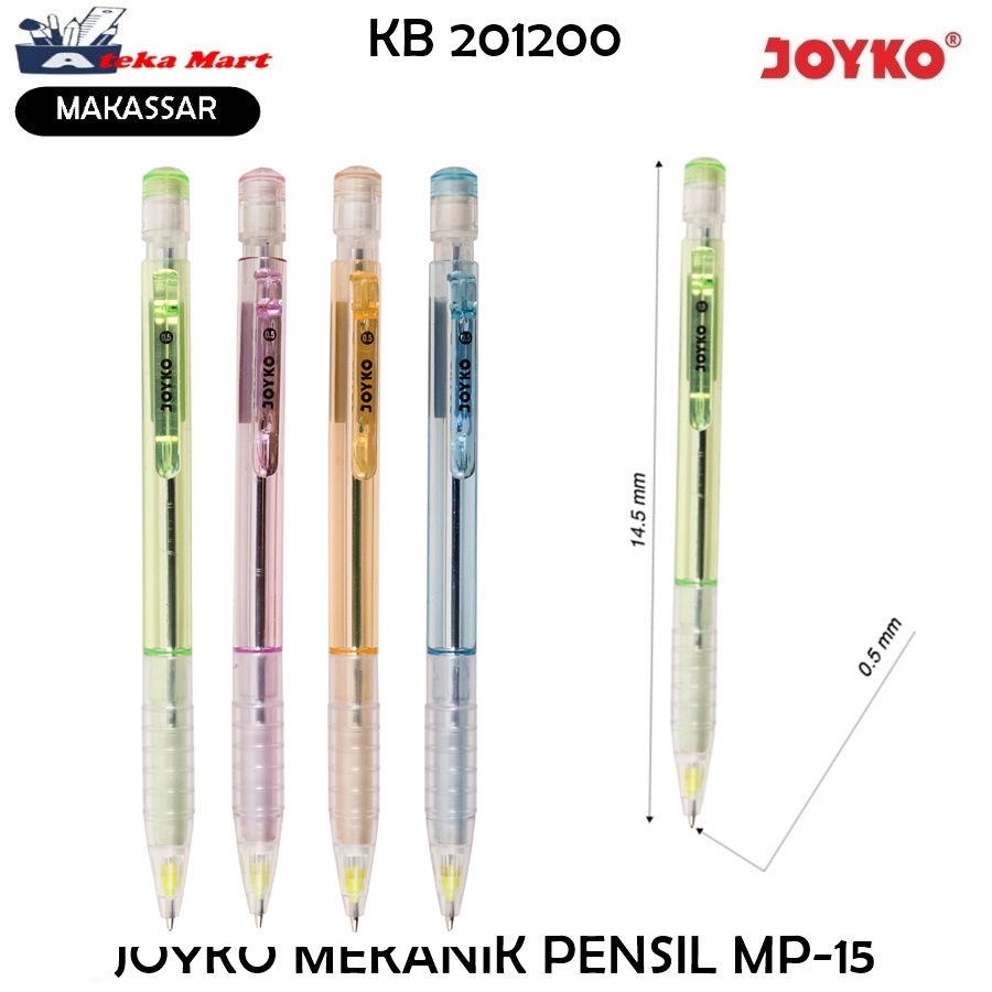 

[PCS] JOYKO PENSIL MEKANIK MP-15 / PENSIL CETEK