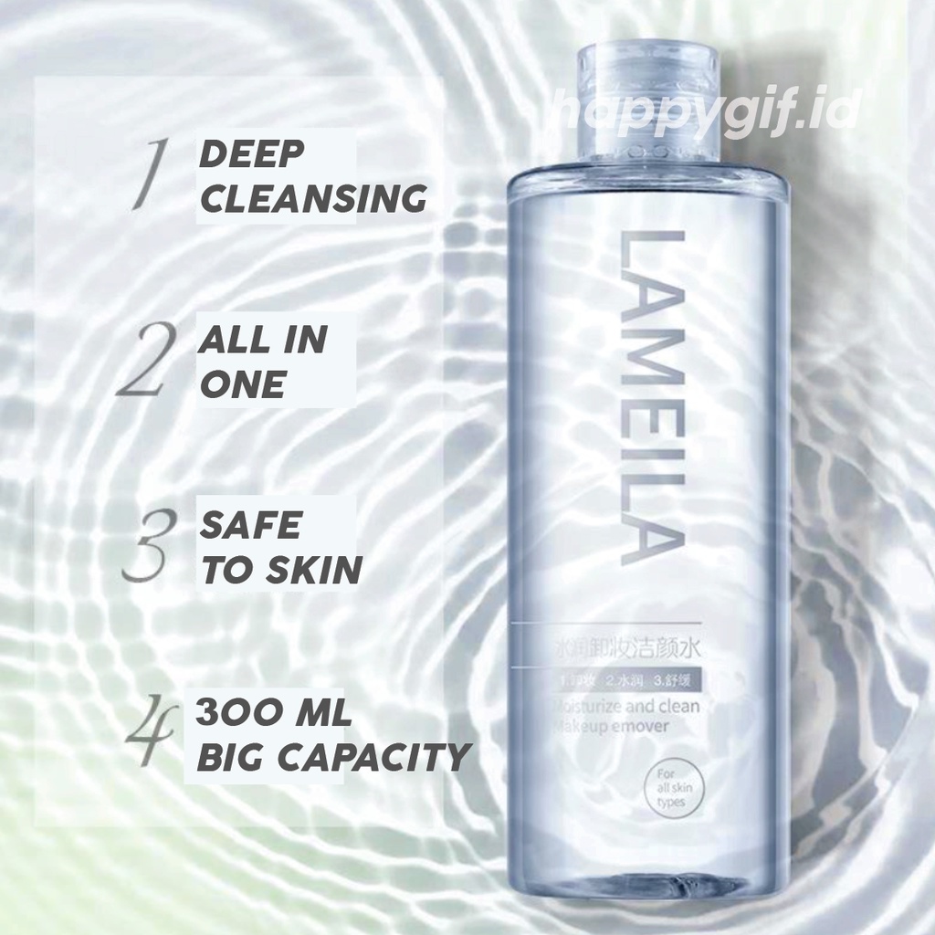 LAMEILA Pembersih Makeup 300ml Make Up Remover Cleansing LA027 3027