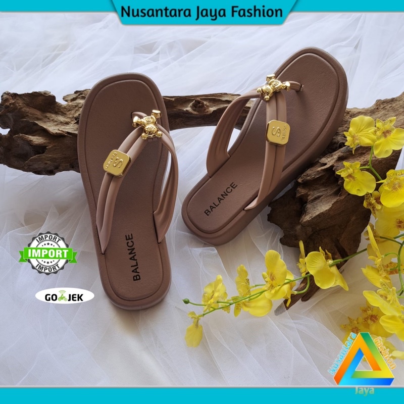 Sandal Jepit Wanita TERLARIS Jelly Balance 2801