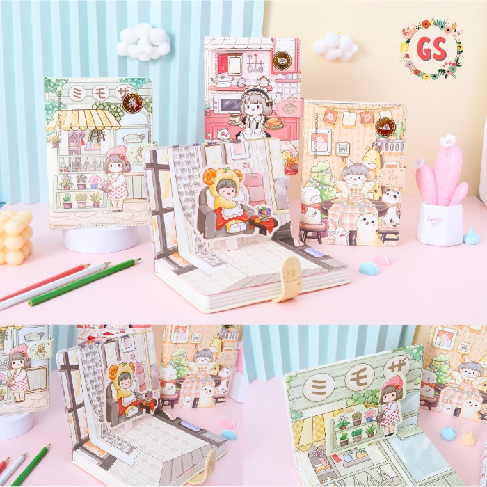 

MAGNETIC NOTEBOOK DIARY SWEET COUPON A6 DIARY AGENDA BUKU TULIS - 6910