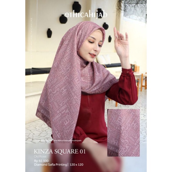 Ethica Hijab Kinza Square 01