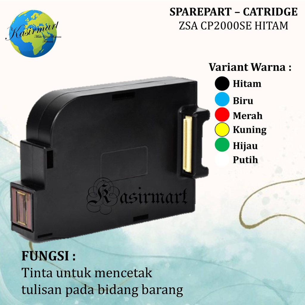 Cartridge Mesin Printer Pencetak Expired Date ZSA CP 2000SE CP 6000PR HD1000 HD2000 HD3000 Tinta Printer Handheld CP2000SE