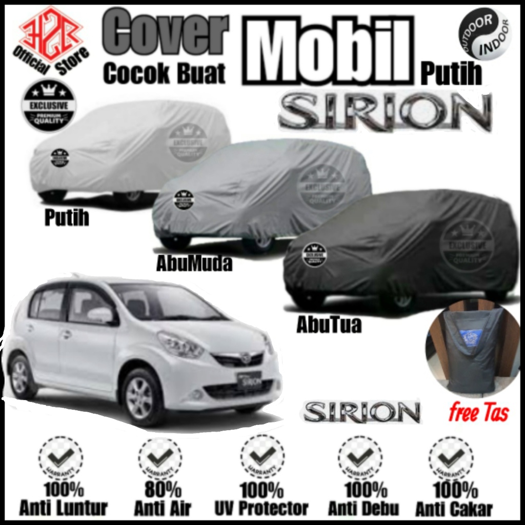 Cover Mobil Sirion, Sarung Mobil Sirion, Body Cover Mobil Sirion, Selimut Mobil Sirion, Terlaris, Original