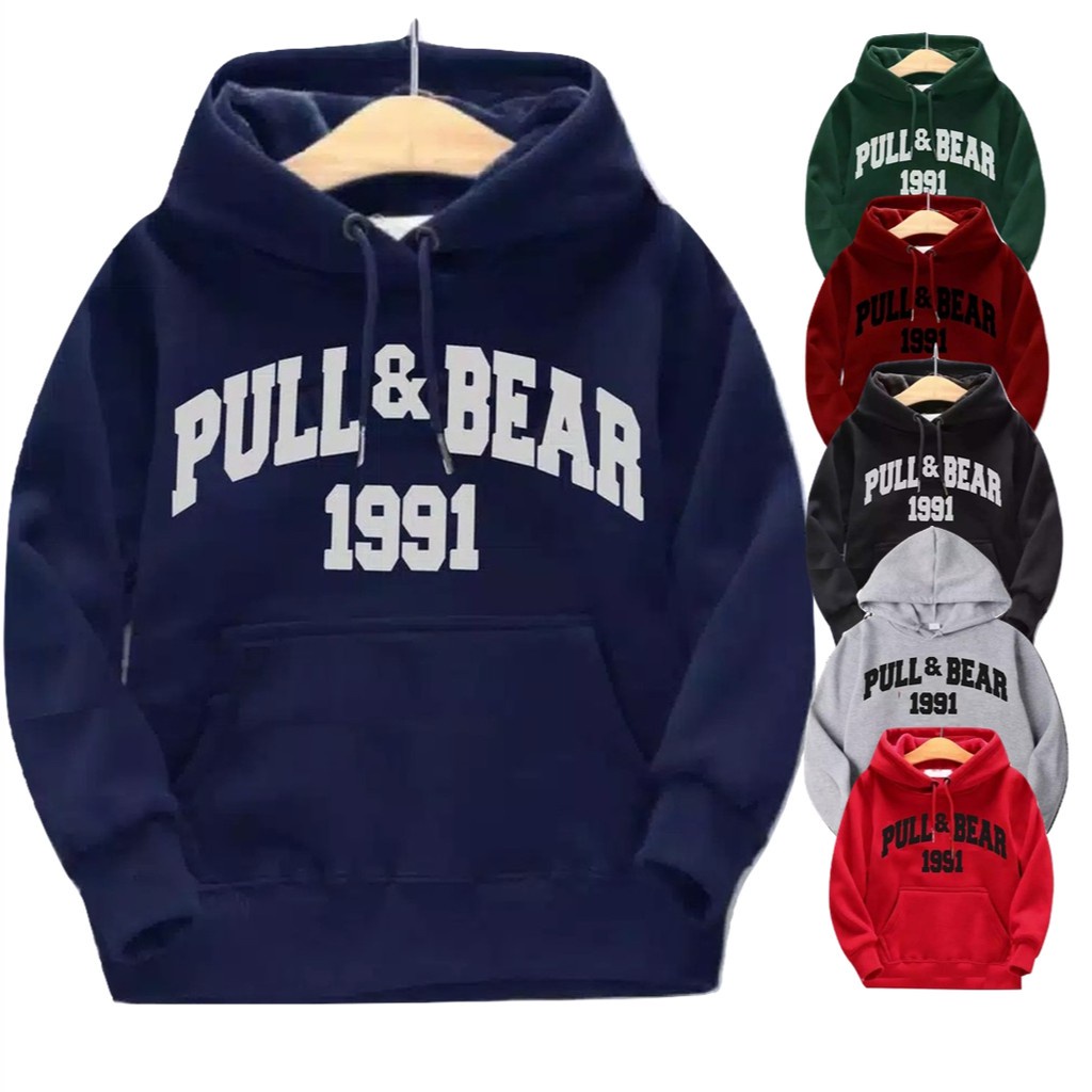 NUZ Sweater Hoodie Anak Pull&amp;Bear Sweater Fleece Baju Anak Unisex