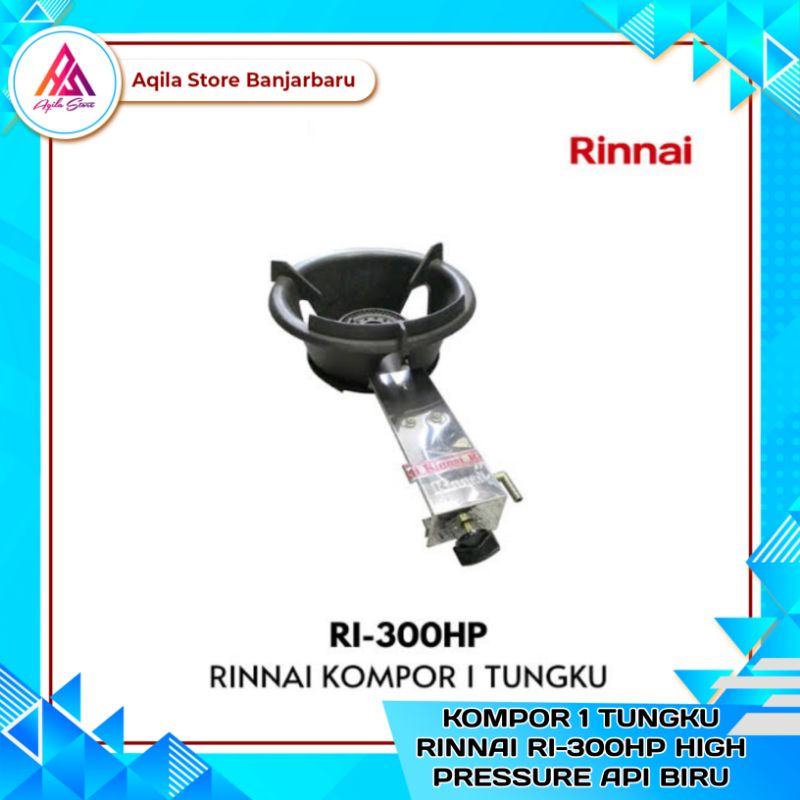 Jual Rinnai Kompor Ri 300 HP / Kompor Gas 1 Tungku Rinnai Ri-300HP High ...